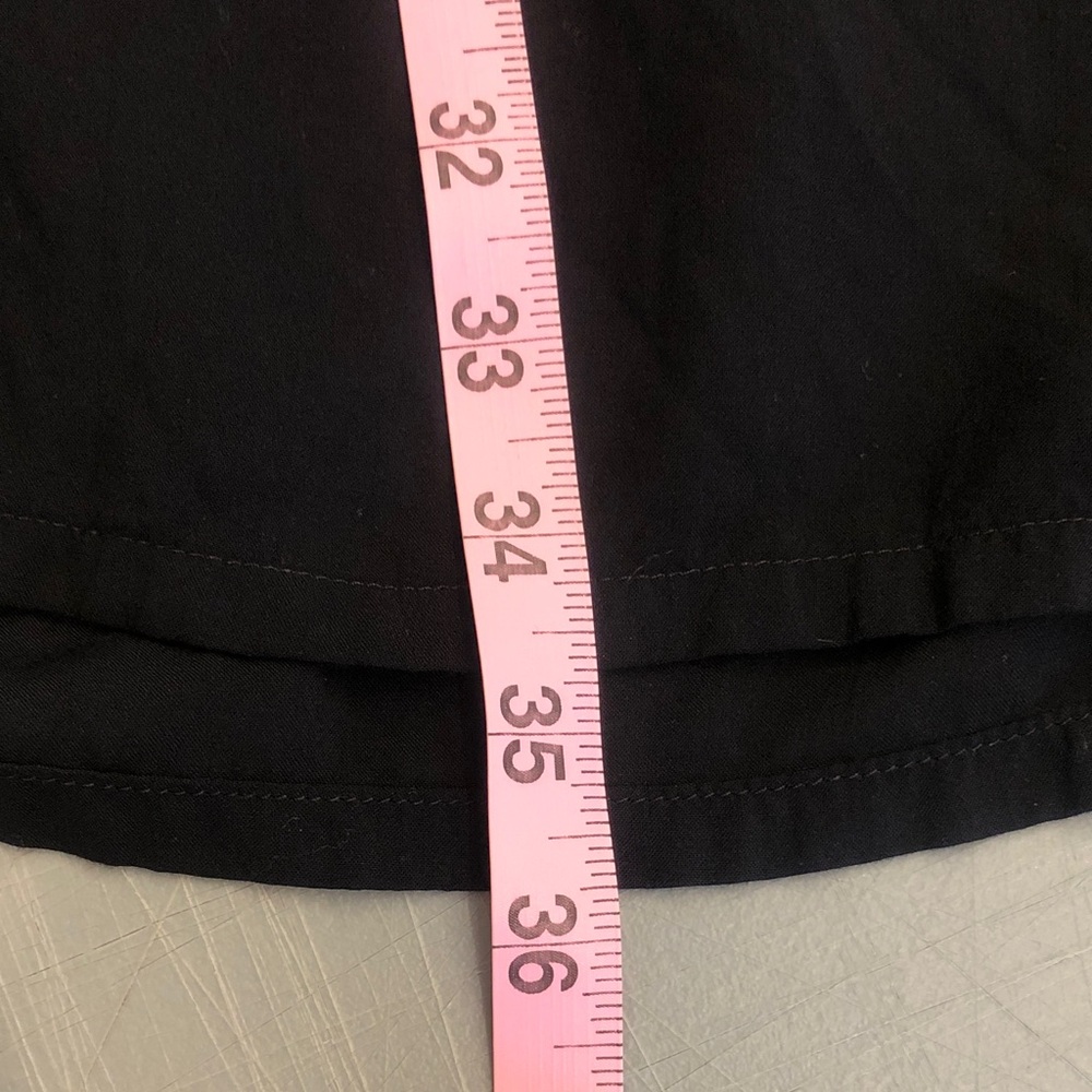 Lands' End Med/Large Black Drawstring Waist Tunic Swimsuit Cover Up 100% Modal - Picture 10 of 11